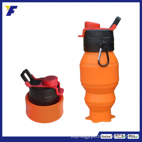 Personalized Child School BPA Free Silicone Sports Water Bottle